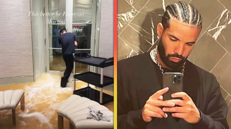 Watch Drake's Mansion Get FLOODED by Severe Storm