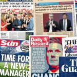 ‘Tories braced for bleak night’: what the papers say as the UK votes