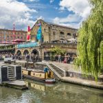 Camden Town is a district of north west London, England. Camden Lock Market is situated by the Regent's Canal on a site formerly occupied by warehouses and other premises associated with the canal, it features stalls selling crafts, books, new and second-hand clothing, jewellery etc...