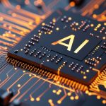 AI processor on a motherboard