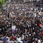 Bangladesh protesters storm PM Sheikh Hasina's palace