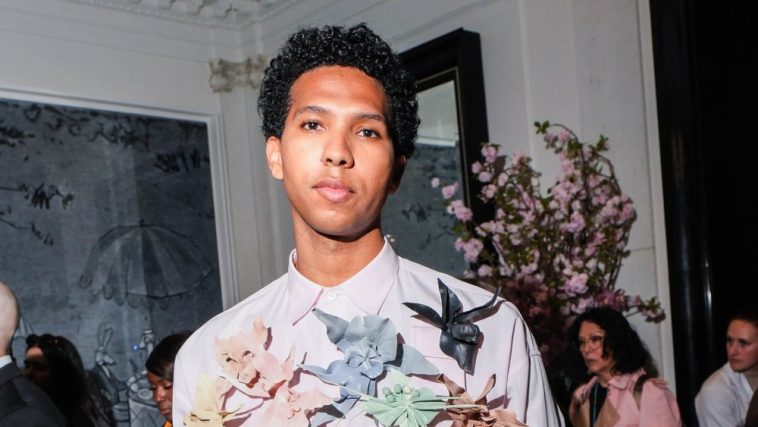 Tyler Mitchell at The Carlyle Hotel before the 2024 Met Gala