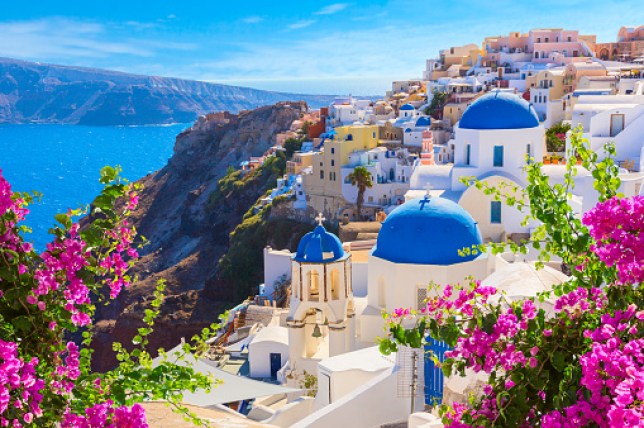 Santorini island, Greece.