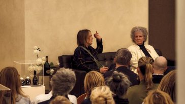 Sarah Lucas and Maggi Hambling at Frieze Masters Talks 2023 in collaboration with Dunhill.