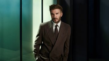 David Beckham in the Boss fall campaign.