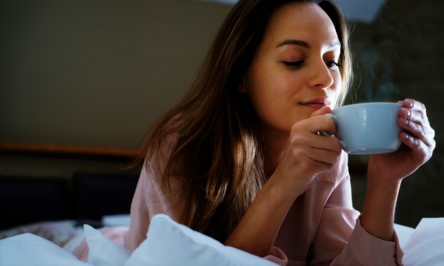 woman with cup of tea