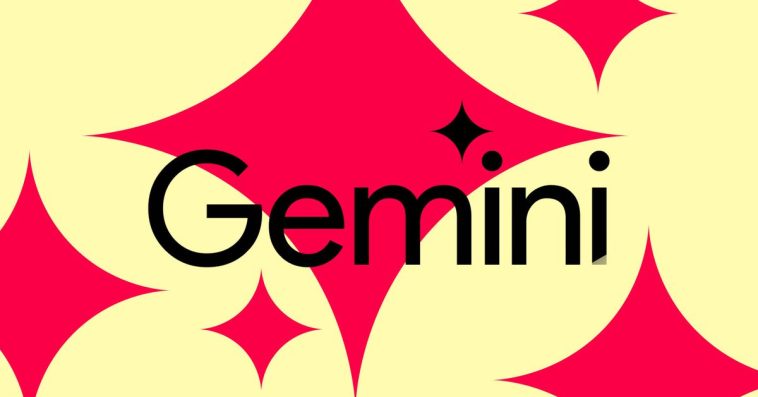 Vector illustration of the Google Gemini logo.