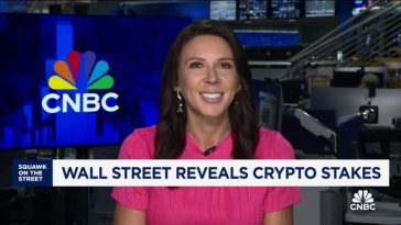 Wall Street reveals crypto stakes