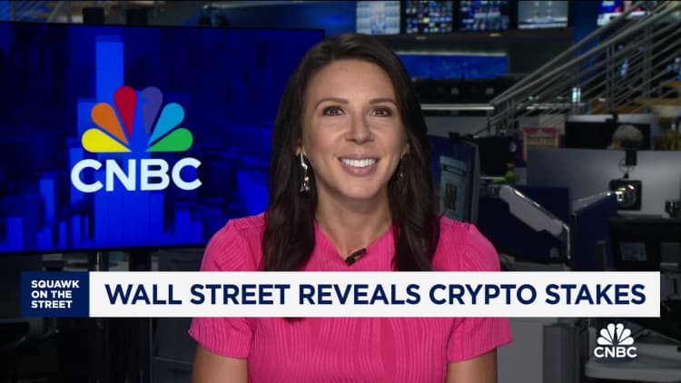 Wall Street reveals crypto stakes