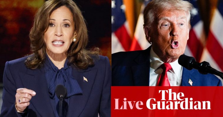 Harris endorsed by former Republican staffers; Trump open to unmuted debate microphones – US elections live