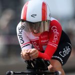 Nikola Noskova of Czech Republic and Cofidis Women Team sprints during the 3rd Tour de France Femmes 2024, Stage 3 a 67.9km individual time trial stage from Rotterdam to Rotterdam / #UCIWWT / on August 13, 2024 in Rotterdam, Netherlands.