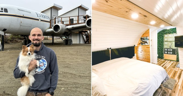 Jon Kotwicki bought two planes and converted them (Picture: Jam Press/@fly8ma)