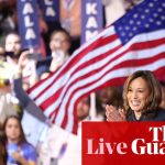 Kamala Harris in for tough election battle after joyful convention; Robert F Kennedy Jr expected to end campaign – live