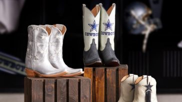 Lucchese x Dallas Cowboys collection.