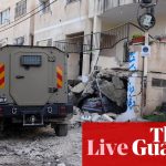 Middle East crisis live: Israeli troops claim five Palestinian militants killed at mosque in West Bank operation