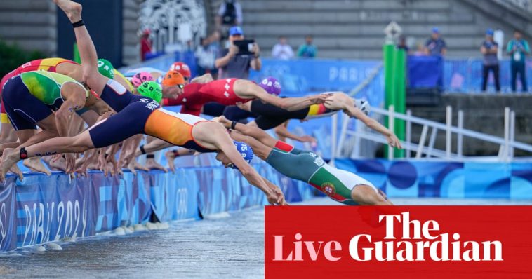 Paris 2024 Olympics day 10: triathlon, athletics, cycling, gymnastics and more – live