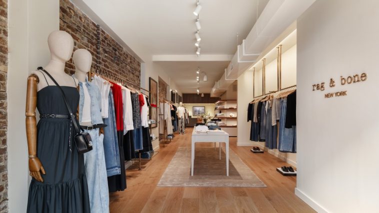 A view of the new Rag & Bone store in Charleston, S.C.