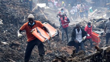 Rising death toll in the landfill collapse in Uganda