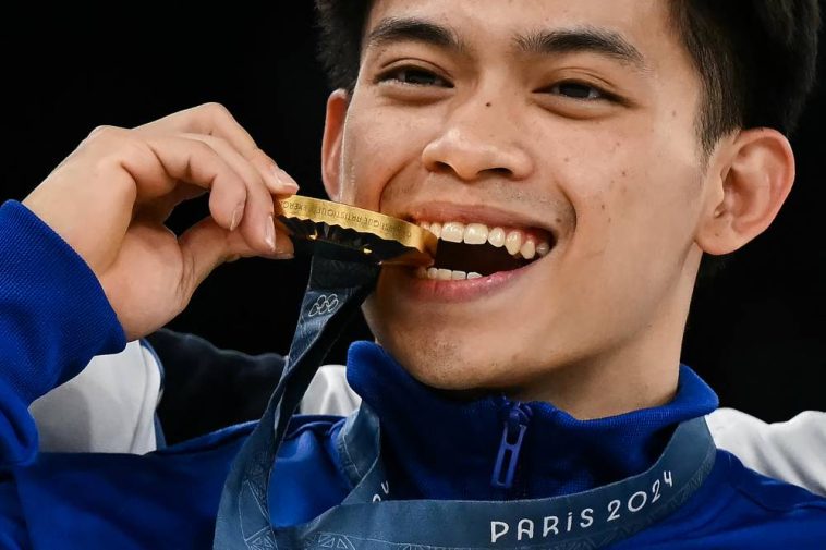 Singapore President Tharman Shanmugaratnam on Thursday congratulated Carlos Yulo, the Filipino gymnast who bagged two gold medals in the 2024 Paris Olympics, and tagged his victory as a "milestone" for Southeast Asian nations.