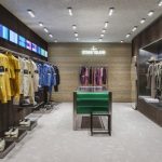 Inside the Stone Island's store at Harrods.