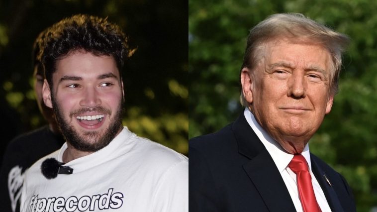 Surprise, Surprise! Social Media Reacts To Adin Ross Reportedly Gifting Donald Trump A Cybertruck & Rolex (VIDEOS)