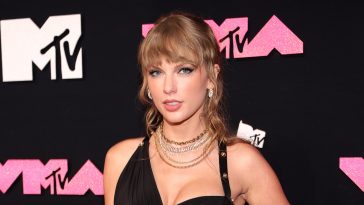 Taylor Swift attends the 2023 MTV Video Music Awards at Prudential Center on September 12, 2023 in Newark, New Jersey.