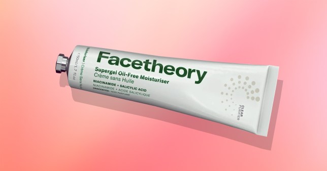 Tube of Facetheory hydrating gel