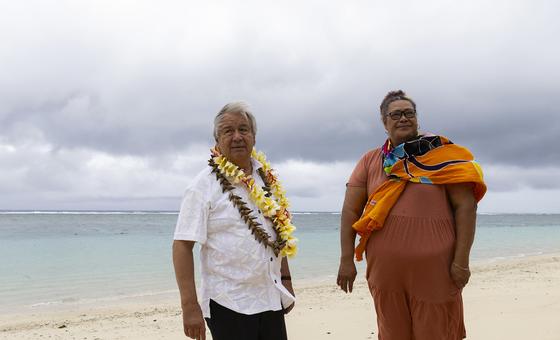 UN chief urges climate justice for Pacific nations beset by rising oceans