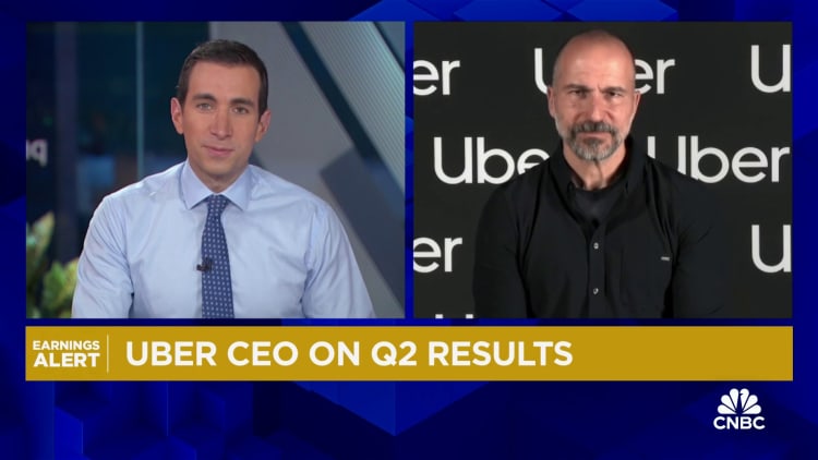 Uber CEO Dara Khosrowshahi on Q2 results: Company is really hitting on all cylinders