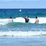 Mandatory Credit: Photo by Graham Stone/Shutterstock (14464430i) General View May Day Bank Holiday Weather at Fistral Beach, Newquay, Cornwall. Seasonal weather, May Day Bank Holiday, Newquay, UK - 06 May 2024