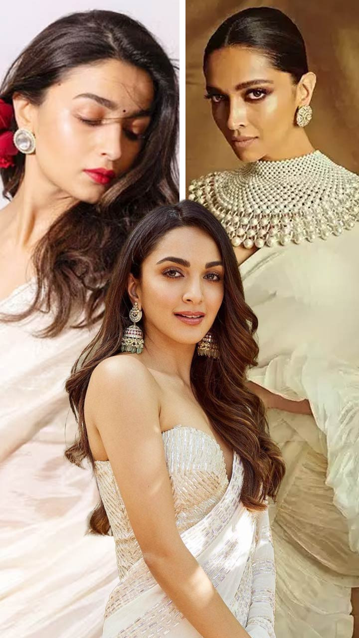 Bollywood beauties who dazzled in white sarees | Filmfare.com