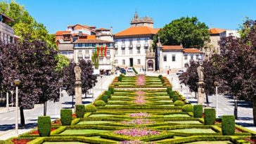 Garden in Guimaraes, Portugal