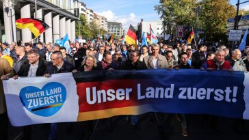 German far-right party wins its first state election and is very close in a second