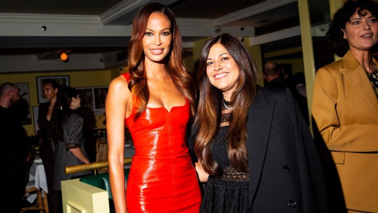 Joan Smalls and Gigi Ganatra Duff.