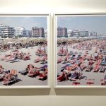 Photographs by Massimo Vitali showcased at the "Anemoia" exhibition in Riccione, Italy.