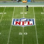 SÃO PAULO, BRAZIL - SEPTEMBER 6: The NFL shield is displayed on the field prior to an NFL game between the Green Bay Packers and the Philadelphia Eagles, at Arena Corinthians on September 6, 2024 in Sao Paulo, Brazil. (Photo by Brooke Sutton/Getty Images)