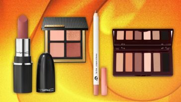 Make-up palettes, lipsticks and pencils that are in espresso shades