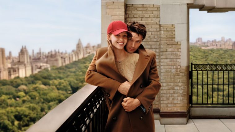 Patrick Schwarzenegger and Abby Chapman in Tommy Hilfiger's fall campaign