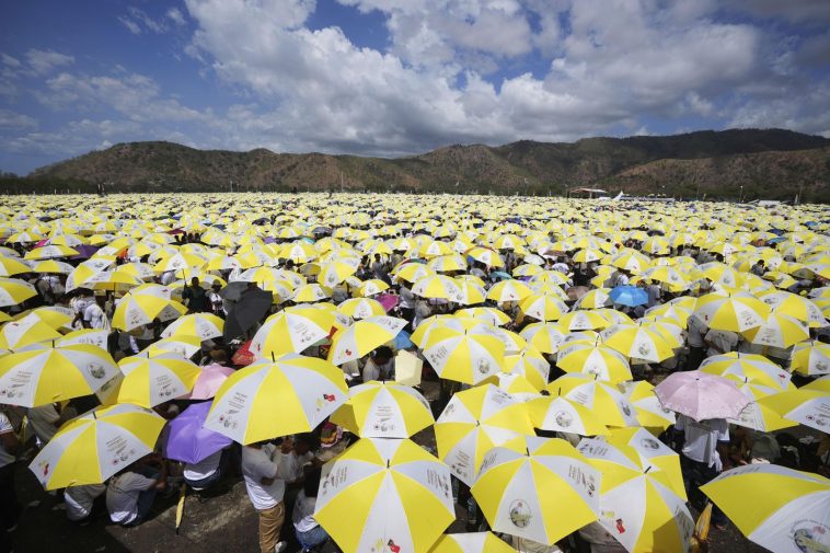 Pope Francis' Mass in East Timor draws 600,000 people, nearly half the population