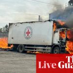 Russia-Ukraine war live: Red Cross confirms three of its staff killed as Zelenskiy blames Russia