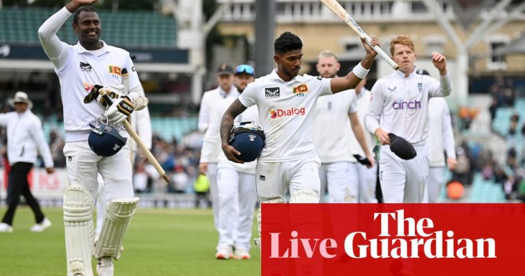 Sri Lanka beat England by eight wickets: third men’s cricket Test, day four – live