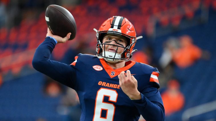 Syracuse coach wants to send Ryan Day champagne as QB Kyle McCord dazzles