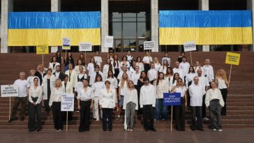 The opening manifest at Ukrainian Fashion Week