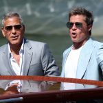 George Clooney, Brad Pitt appear at the Venice Film Festival for 'Wolfs'.