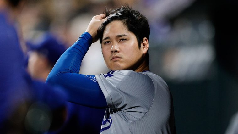 Watch: Dodgers teammate robs Shohei Ohtani of stolen base as he tries for 60th