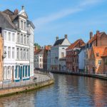 Medieval architecture and the canal in Bruges, Belgium