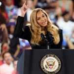 Beyoncé fires up Kamala Harris rally in superstar’s hometown