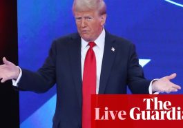 Donald Trump says January 6 riot was a ‘day of love’ – US politics live