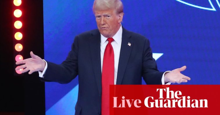 Donald Trump says January 6 riot was a ‘day of love’ – US politics live