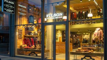 The Filson flagship store in Milan.